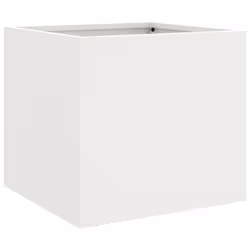 vidaXL Planter Raised Garden Bed Plant Pot Flower Pot Grey Weathering Steel - white, 32 x 30 x 29 cm/ 2 pcs - Additional view 6