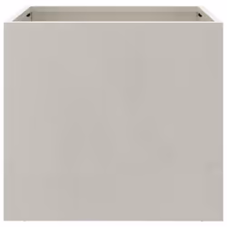 vidaXL Planter Raised Garden Bed Plant Pot Flower Pot Grey Weathering Steel - silver, 32 x 30 x 29 cm/ 2 pcs - Additional view 4