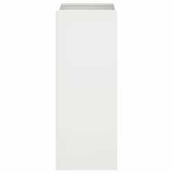 vidaXL Planter Raised Garden Bed Plant Pot Flower Pot Grey Weathering Steel - white, 32 x 27.5 x 75 cm/ 1 pcs - Additional view 4