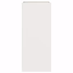 vidaXL Planter Raised Garden Bed Plant Pot Flower Pot Grey Weathering Steel - white, 32 x 27.5 x 75 cm/ 1 pcs - Additional view 5