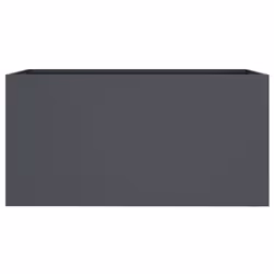 vidaXL Planter Raised Garden Bed Plant Pot Flower Pot Grey Weathering Steel - anthracite, 62 x 30 x 29 cm/ 1 pcs - Additional view 4