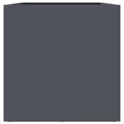 vidaXL Planter Raised Garden Bed Plant Pot Flower Pot Grey Weathering Steel - anthracite, 62 x 30 x 29 cm/ 1 pcs - Additional view 5