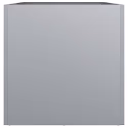 vidaXL Planter Raised Garden Bed Plant Pot Flower Pot Grey Weathering Steel - silver grey, 62 x 30 x 29 cm/ 1 pcs - Additional view 5