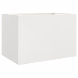 vidaXL Planter Raised Garden Bed Plant Pot Flower Pot Grey Weathering Steel - white, 62 x 40 x 39 cm/ 1 pcs - Additional view 6