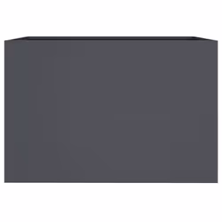 vidaXL Planter Raised Garden Bed Plant Pot Flower Pot Grey Weathering Steel - anthracite, 62 x 47 x 46 cm/ 1 pcs - Additional view 4