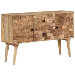 vidaXL Sideboard Storage Cupboard Side Cabinet Highboard Solid Wood Mango