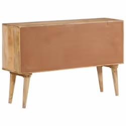 vidaXL Sideboard Storage Cupboard Side Cabinet Highboard Solid Wood Mango - Additional view 4