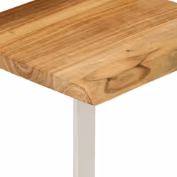 vidaXL Nesting Tables with Live Edge Coffee Table 3 pcs Solid Wood Acacia - Additional view 6