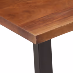 vidaXL Coffee Table End Table Side Sofa Table Honey Brown Solid Wood Acacia - Additional view 4