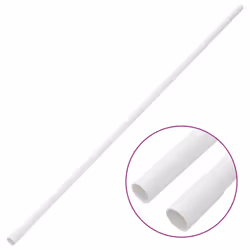 vidaXL Cable Trunkings with Clips Wire Cover Cable Management Cable Cover PVC - without clips, 30 pcs/ 16 mm 30 m