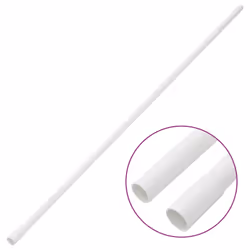 vidaXL Cable Trunkings with Clips Wire Cover Cable Management Cable Cover PVC - with clips, 10 pcs/ 16 mm 10 m