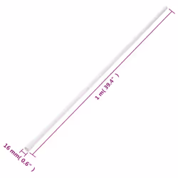 vidaXL Cable Trunkings with Clips Wire Cover Cable Management Cable Cover PVC - with clips, 30 pcs/ 16 mm 30 m