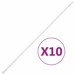vidaXL Cable Trunking Wire Cover Cable Management Wire Hider Cable Cover PVC - Screwable, 10 pcs/ 30 x 20 mm 10 m