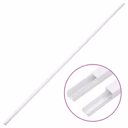 vidaXL Cable Trunking Wire Cover Cable Management Wire Hider Cable Cover PVC - Screwable, 10 pcs/ 30 x 20 mm 10 m