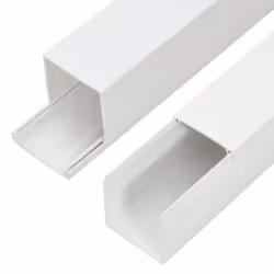 vidaXL Cable Trunking Cable Wire Cover Cable Management 50x25 mm 10 m PVC - Additional view 4