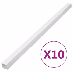 vidaXL Cable Trunking Cable Wire Cover Cable Management 60x60 mm 10 m PVC
