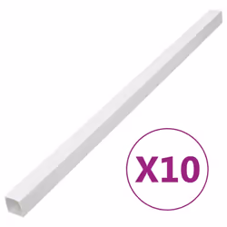 vidaXL Cable Trunking Cable Wire Cover Cable Management 100x60 mm 10 m PVC