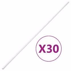 vidaXL Cable Trunking Wire Cover Cable Management Wire Hider Cable Cover PVC - Screwable, 30 pcs/ 15 x 10 mm 30 m