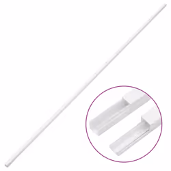 vidaXL Cable Trunking Wire Cover Cable Management Wire Hider Cable Cover PVC - Screwable, 30 pcs/ 15 x 10 mm 30 m