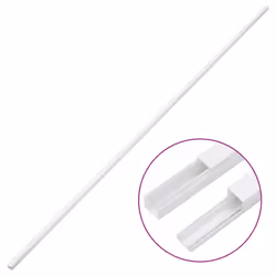 vidaXL Cable Trunking Wire Cover Cable Management Wire Hider Cable Cover PVC - Screwable, 30 pcs/ 30 x 20 mm 30 m - Additional view 2