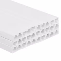 vidaXL Cable Trunking Wire Cover Cable Management Wire Hider Cable Cover PVC - Screwable, 30 pcs/ 30 x 20 mm 30 m - Additional view 4