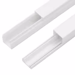 vidaXL Cable Trunking Cable Wire Cover Cable Management 25x25 mm 30 m PVC - Additional view 4