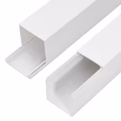 vidaXL Cable Trunking Wire Cover Cable Management Wire Hider Cable Cover PVC - Screwable, 30 pcs/ 40 x 25 mm 30 m - Additional view 5