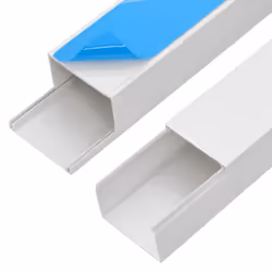 vidaXL Cable Trunking Wire Cable Management Self-Adhesive 60x40 mm 30 m PVC - Additional view 4