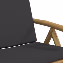 VidaXL 3208930 outdoor chair Terrace Padded seat Bamboo Grey - Additional view 8