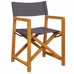 VidaXL 3208921 outdoor chair Terrace Padded seat Acacia wood, Polyester Grey - Additional view 4