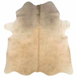 vidaXL Real Cowhide Rug Area Rug Cowhide Carpet Bedroom Mat Home Accent Rug - beige