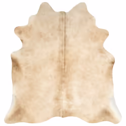 vidaXL Real Cowhide Rug Area Rug Cowhide Carpet Bedroom Mat Home Accent Rug - beige - Additional view 4