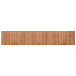vidaXL Rug Floor Mat Area Rug Hallway Mat Carpet Runner Square Nature Bamboo - natural, 60 x 300 cm