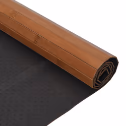 vidaXL Rug Floor Mat Area Rug Hallway Mat Carpet Runner Square Nature Bamboo - brown, 60 x 300 cm - Additional view 4