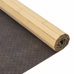 vidaXL Rug Floor Mat Area Rug Hallway Mat Carpet Runner Square Nature Bamboo - light natural, 60 x 300 cm - Additional view 4