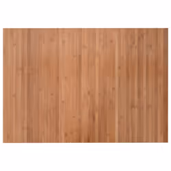 vidaXL Rug Floor Mat Area Rug Hallway Mat Carpet Runner Square Nature Bamboo - natural, 70 x 100 cm