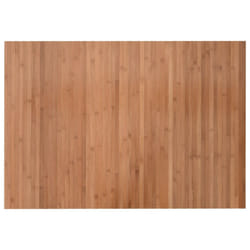 vidaXL Rug Floor Mat Area Rug Hallway Mat Carpet Runner Square Nature Bamboo - natural, 70 x 100 cm