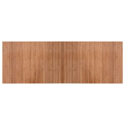 vidaXL Rug Floor Mat Area Rug Hallway Mat Carpet Runner Square Nature Bamboo - natural, 70 x 200 cm