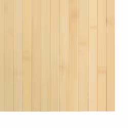 vidaXL Rug Floor Mat Area Rug Hallway Mat Carpet Runner Square Nature Bamboo - light natural, 70 x 200 cm - Additional view 5