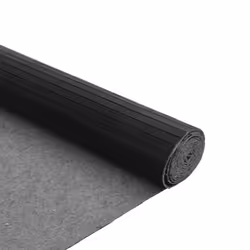 vidaXL Rug Floor Mat Area Rug Hallway Mat Carpet Runner Square Nature Bamboo - black, 80 x 100 cm - Additional view 4