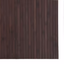 vidaXL Rug Floor Mat Area Rug Hallway Mat Carpet Runner Square Nature Bamboo - dark brown, 80 x 100 cm - Additional view 5