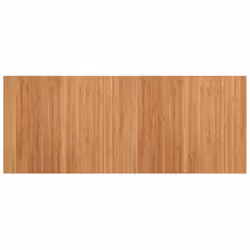 vidaXL Rug Floor Mat Area Rug Hallway Mat Carpet Runner Square Nature Bamboo - natural, 80 x 200 cm