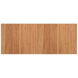 vidaXL Rug Floor Mat Area Rug Hallway Mat Carpet Runner Square Nature Bamboo - natural, 80 x 200 cm