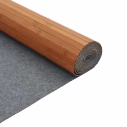 vidaXL Rug Floor Mat Area Rug Hallway Mat Carpet Runner Square Nature Bamboo - natural, 80 x 200 cm - Additional view 4