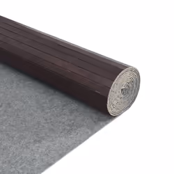vidaXL Rug Floor Mat Area Rug Hallway Mat Carpet Runner Square Nature Bamboo - dark brown, 80 x 200 cm - Additional view 4