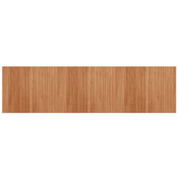 vidaXL Rug Floor Mat Area Rug Hallway Mat Carpet Runner Square Nature Bamboo - natural, 80 x 300 cm
