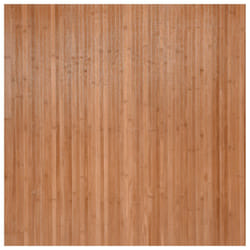 vidaXL Rug Floor Mat Area Rug Hallway Mat Carpet Runner Square Nature Bamboo - natural, 100 x 100 cm