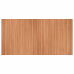 vidaXL Rug Floor Mat Area Rug Hallway Mat Carpet Runner Square Nature Bamboo - natural, 100 x 200 cm