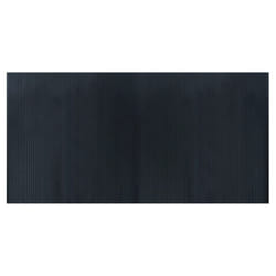 vidaXL Rug Floor Mat Area Rug Hallway Mat Carpet Runner Square Nature Bamboo - grey, 100 x 200 cm