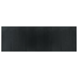 vidaXL Rug Floor Mat Area Rug Hallway Mat Carpet Runner Square Nature Bamboo - grey, 100 x 300 cm